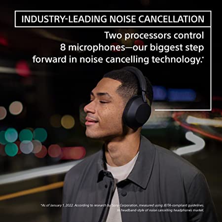 Sony WH-1000XM5 Wireless Industry Leading Active Noise Cancelling Over-Ear Bluetooth Headphones - Image 2