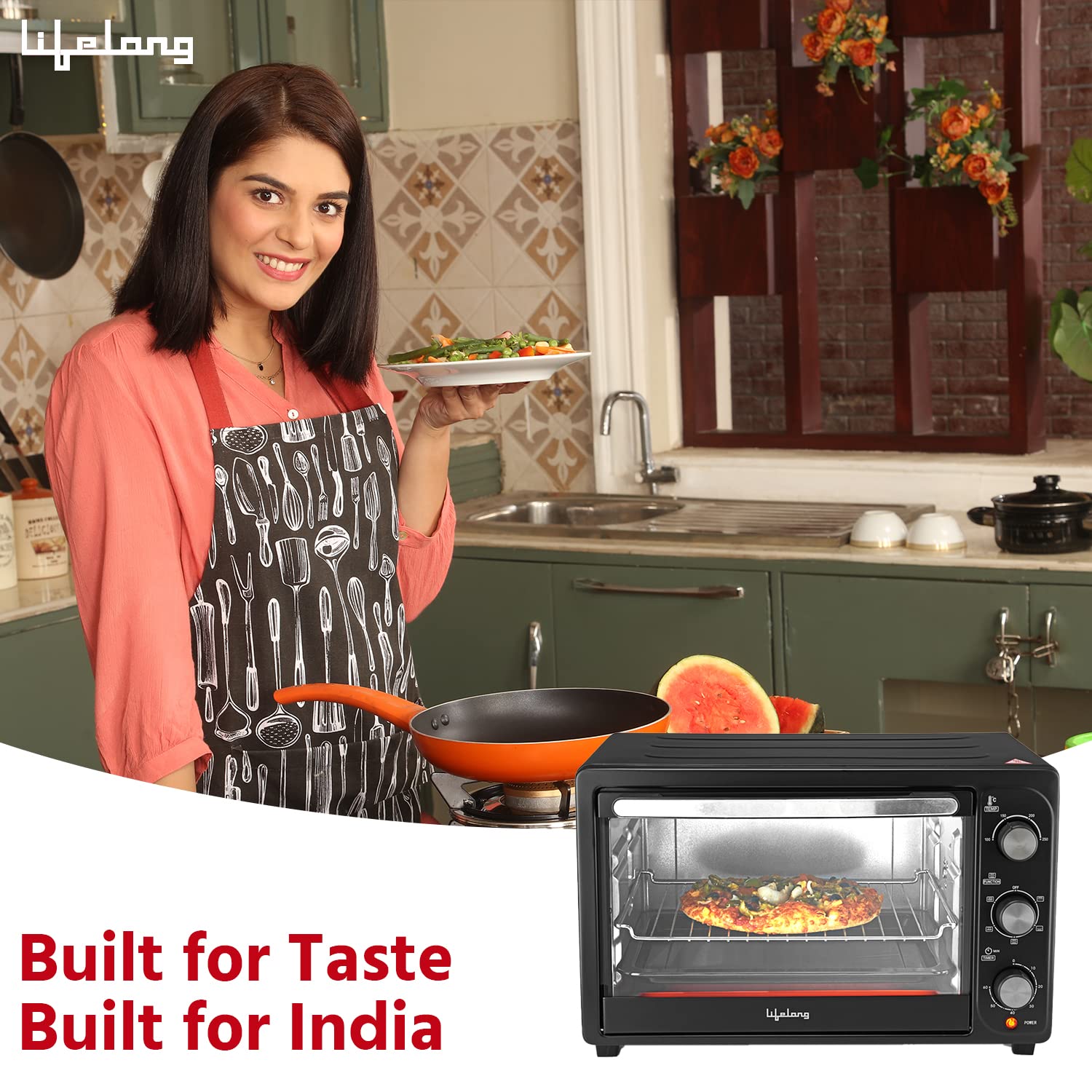Lifelong LLOT23 Oven, Toaster & Griller, 23 Litres OTG - Image 2