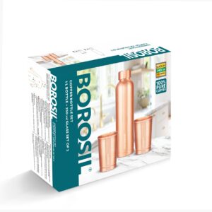 BOROCIL COPPER BOTTLE SET